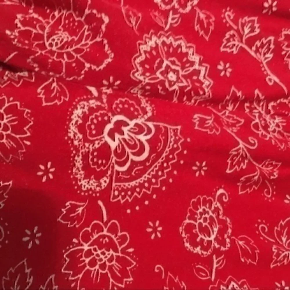 Justice Girls size 12 boho red flowered shorts